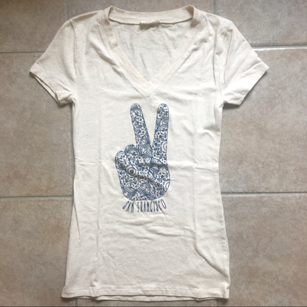 San Francisco peace sign shirt